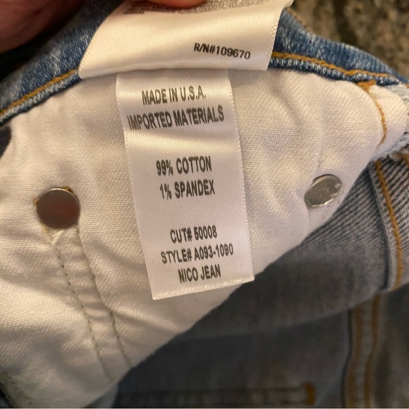 AGOLDE -Nico High Rise Slim Fit in Embark (Size 25) - Picture 7 of 10